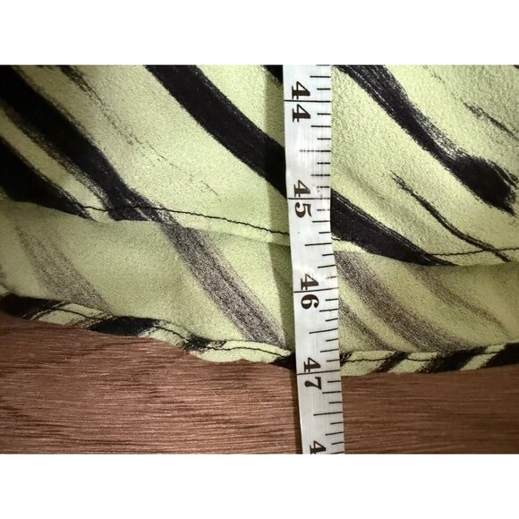 Proenza Schouler White Label Brushstroke Print Georgette Dress 2 - Picture 8 of 9